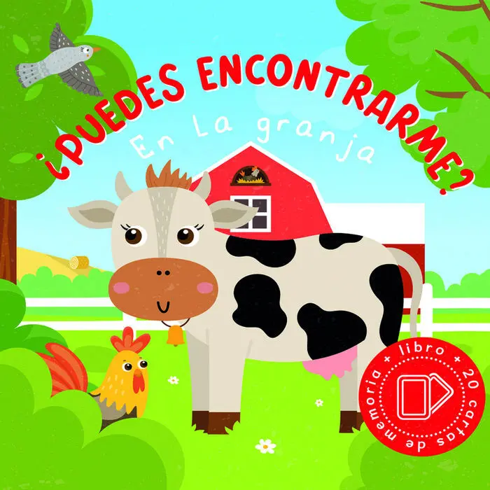 Puedes Encontrarme? en la Granja (Libro + 20 Cartas)