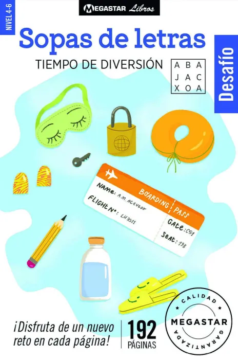 Sopas de Letras. Tiempo de Diversión Nivel 4-6 Desafio 03