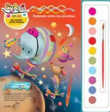 Skate Color - Rodando entre los Planetas, con Laminas para Colorear