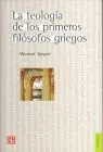 Teologia de los Primeros Filosofos Griegos