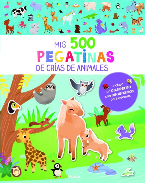 Mis 500 Pegatinas de Crias de Animales