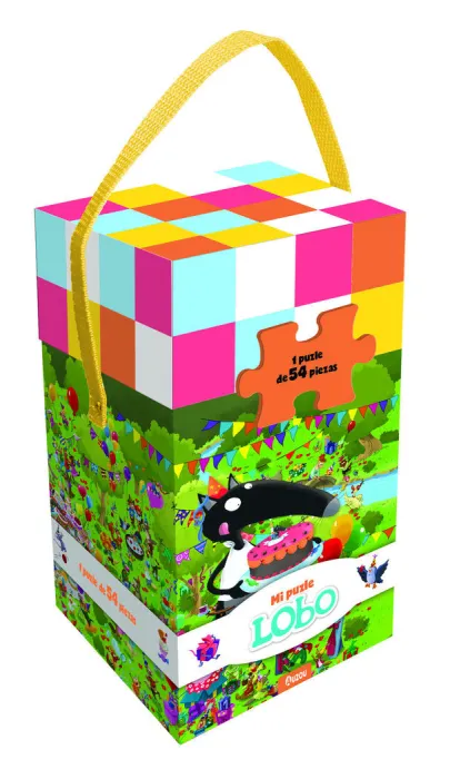 Mi Puzle Lobo 1 Puzle de 54 Piezas (Caja) - Naranja