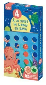 Cuatro en Raya. Juego de Madera (Caja)