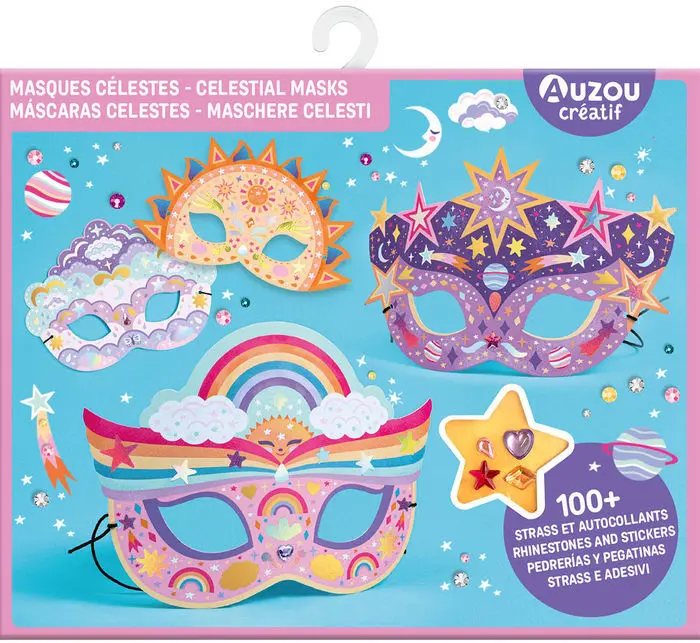 Máscaras Celestes. 90 Pedrerías y Pegatinas
