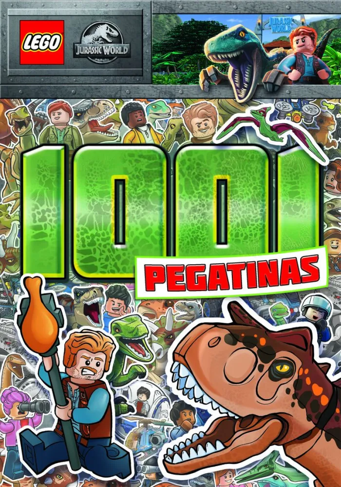 1001 Pegatinas. Lego Jurassic World.