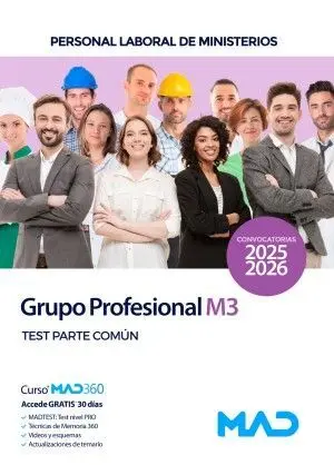 Grupo Profesional M3 (Licenciados) Test Parte Comun Personal Laboral de Ministerios