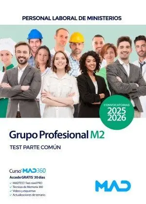 Grupo Profesional M2 (Diplomados) Test Parte Comun Personal Laboral de Ministerios