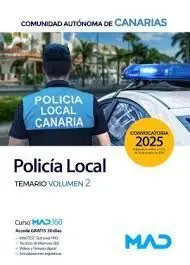 Policia Local. Temario Vol. 2. Comunidad Autónoma de Canarias
