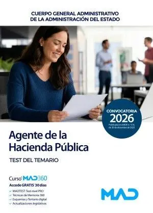 Agente de la Hacienda Pública. Test del Temario