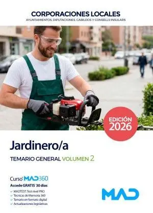 Jardinero/A Temario General Volumen 2