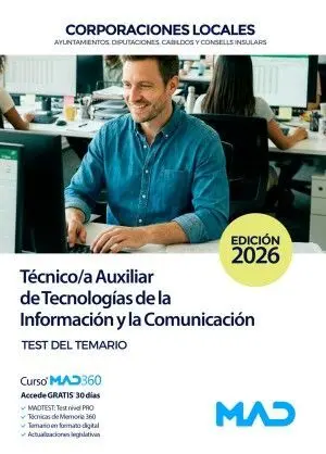 Técnico/A Auxiliar de Tecnologías de la Información y la Comunicación (Tic). Test