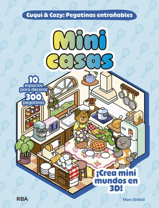Cuqui & Cozy. Mini Casas. Pegatinas Entrañables