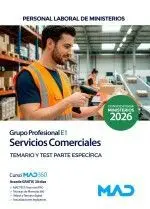 Servicios Comerciales. Temario y Test Parte Específica. Grupo Profesional E1