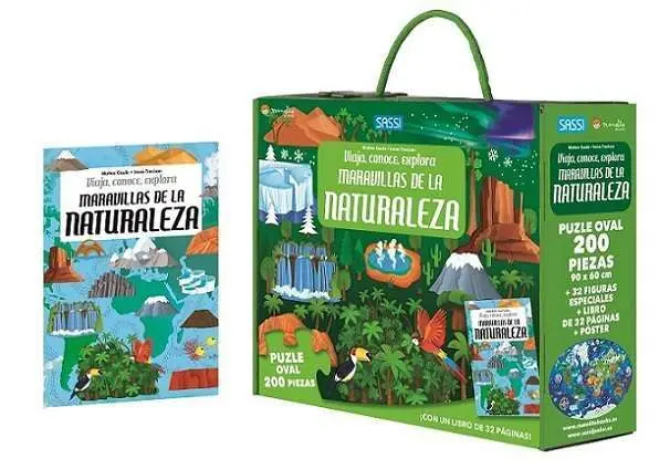 Maravillas de la Naturaleza. Puzle Oval 200 Piezas