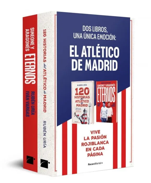 Pack 120 Historias del Atlético de Madrid / Eternos: Simeone y Aragonés)