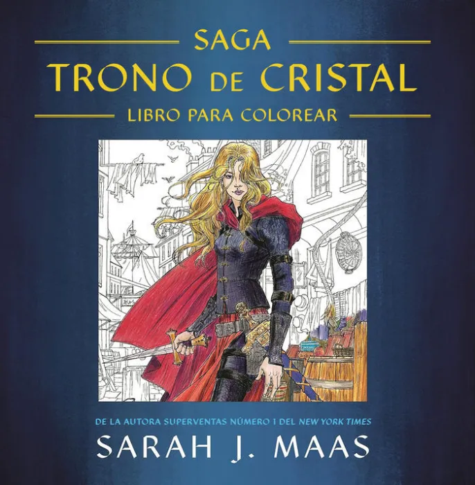 Trono de Cristal: Libro para Colorear
