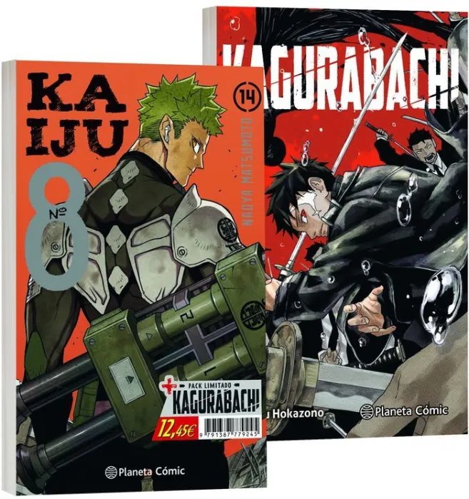 Pack - Kaijuu8 N. 14 + Kagurabachi N. 01