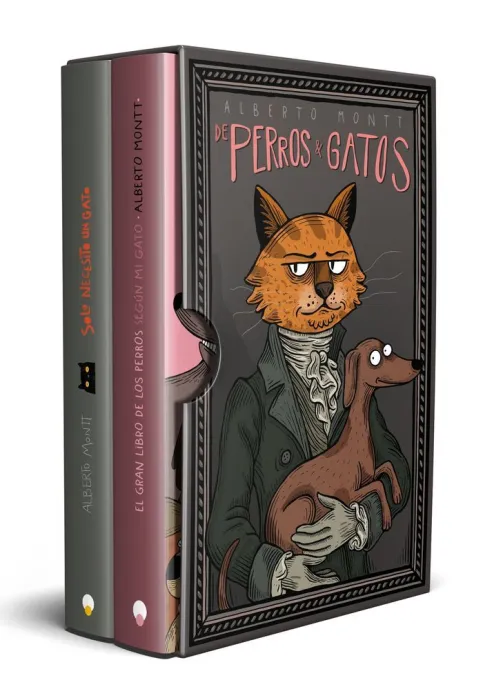 Estuche de Perros y Gatos: Solo Necesito un Gato... Para Conquistar el Mundo + el Gran Libro de los Perros (Según mi Gato)