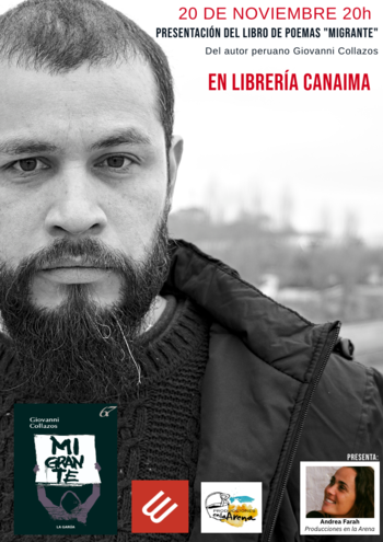 Giovanni Collazos presenta “Migrante” **CANCELADO**