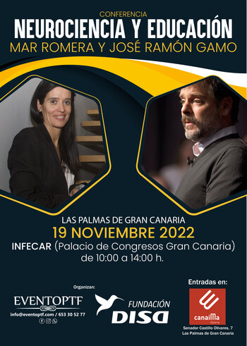 INFECAR. Conferencia “Neurociencia y Educación con Mar Romera y José Ramón Gamo 