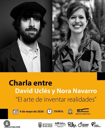 Espacio Cultural Jesús Arencibia. Charla entre David Uclés y Nora Navarro 